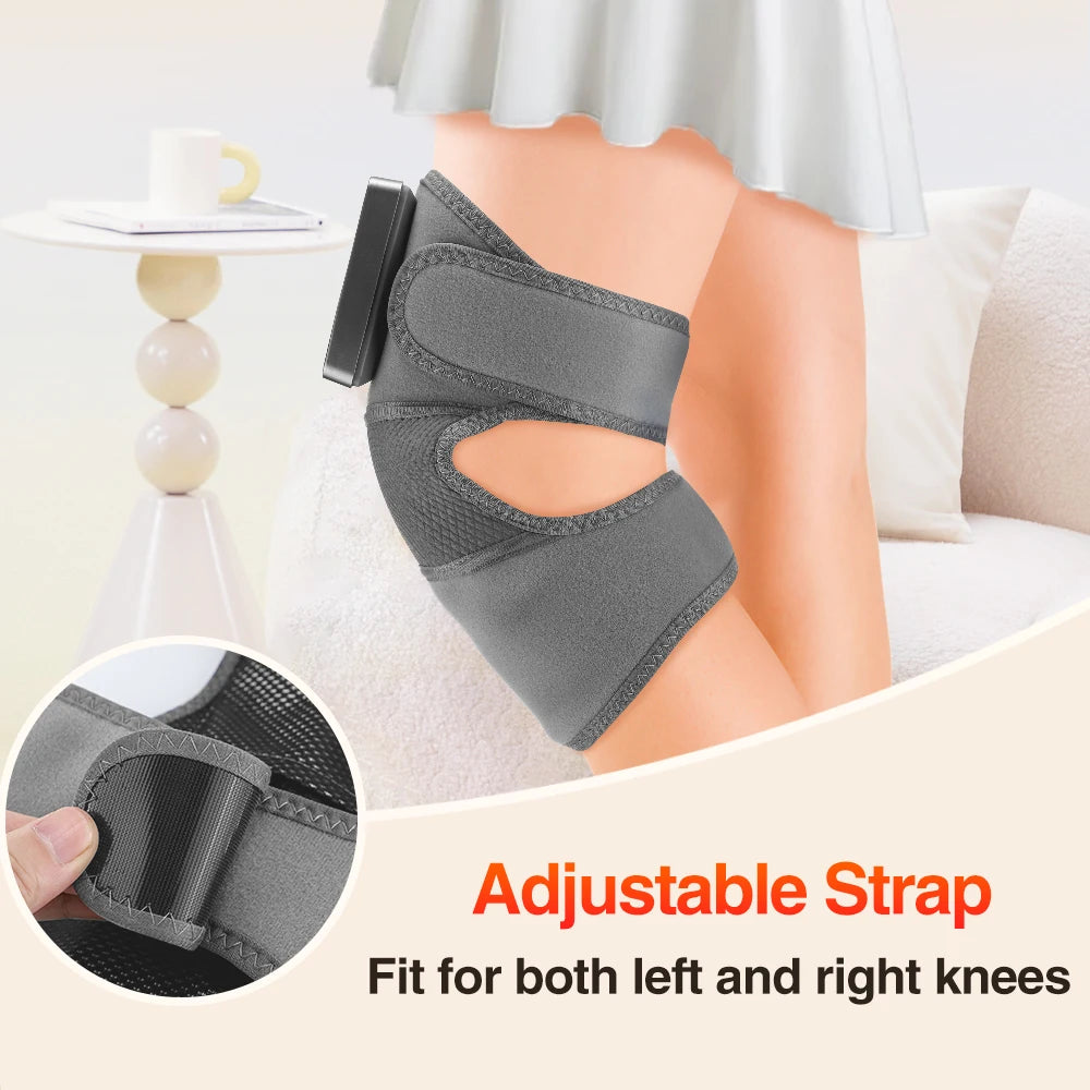 Electric Knee Protection Shoulder Elbow Smart Vibration Hot Compress Promote Blood Circulation Muscle Relax Joint Massager