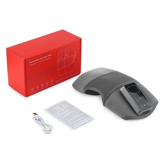 Electric Knee Protection Shoulder Elbow Smart Vibration Hot Compress Promote Blood Circulation Muscle Relax Joint Massager